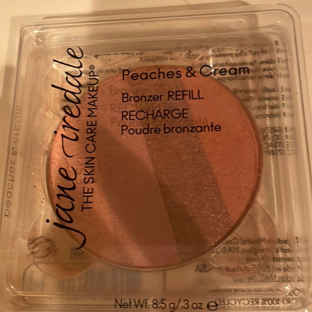 New Jane Iredale peaches and cream bronzer refill